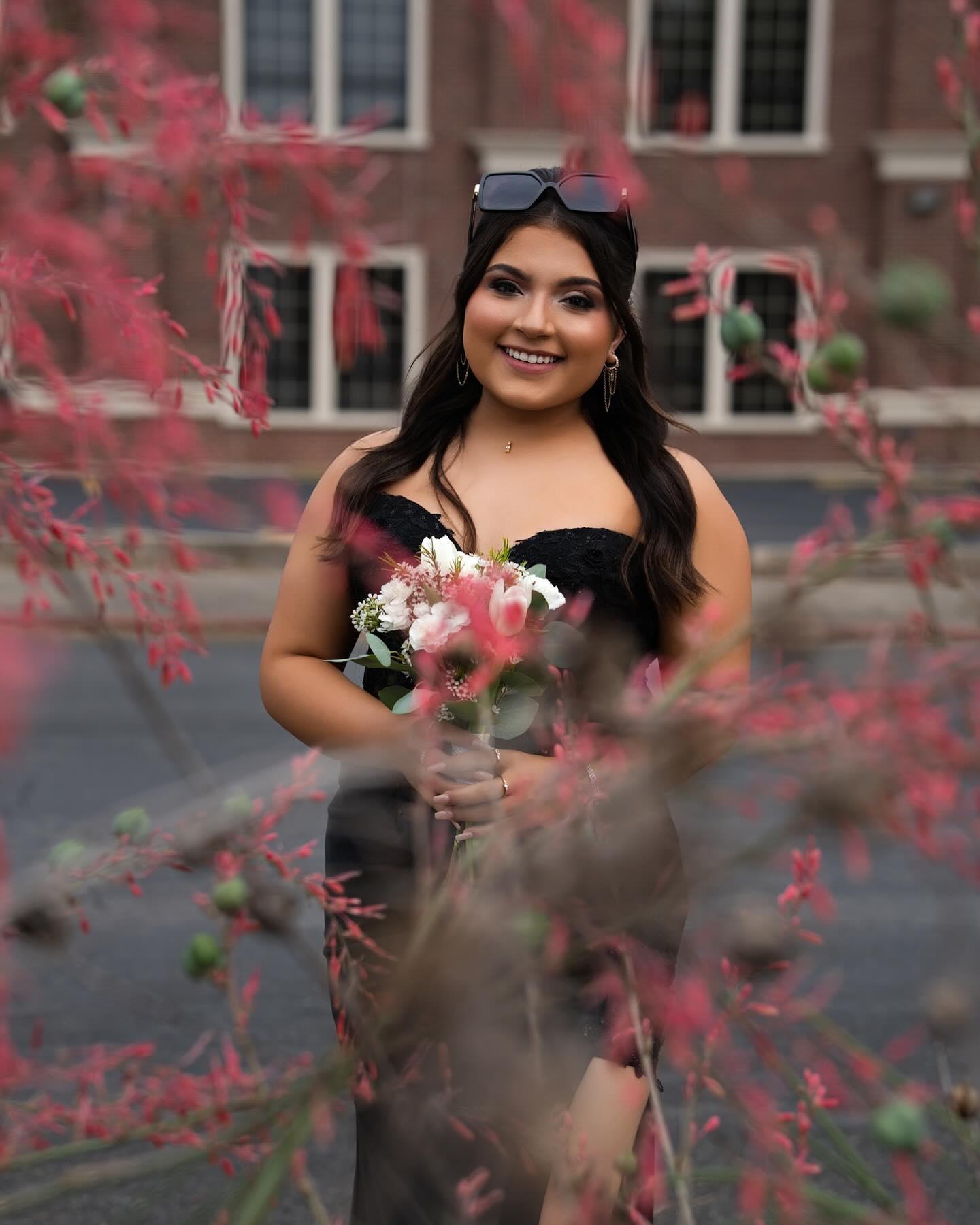 A Hollywood Glamour Prom Session in Downtown Beeville: A Glimpse into Alyssa's Senior Year